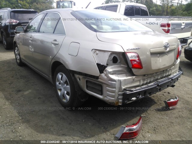 4T1BE46KX7U121465 - 2007 TOYOTA CAMRY NEW GENERAT CE/LE/XLE/SE GOLD photo 3