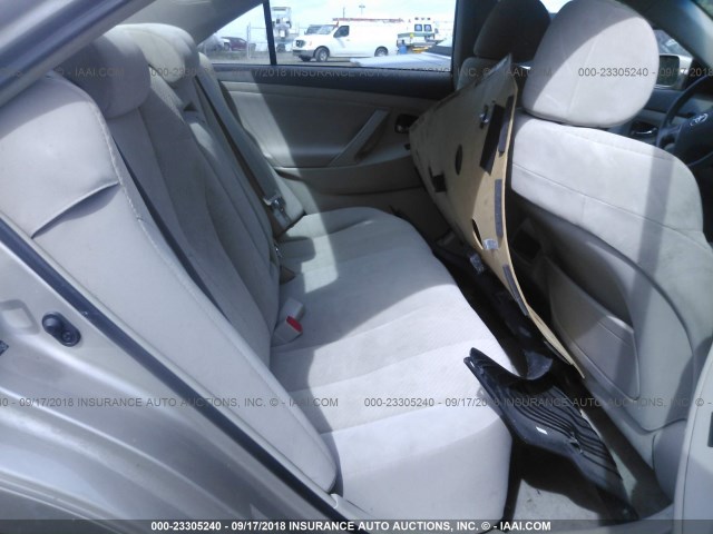 4T1BE46KX7U121465 - 2007 TOYOTA CAMRY NEW GENERAT CE/LE/XLE/SE GOLD photo 8