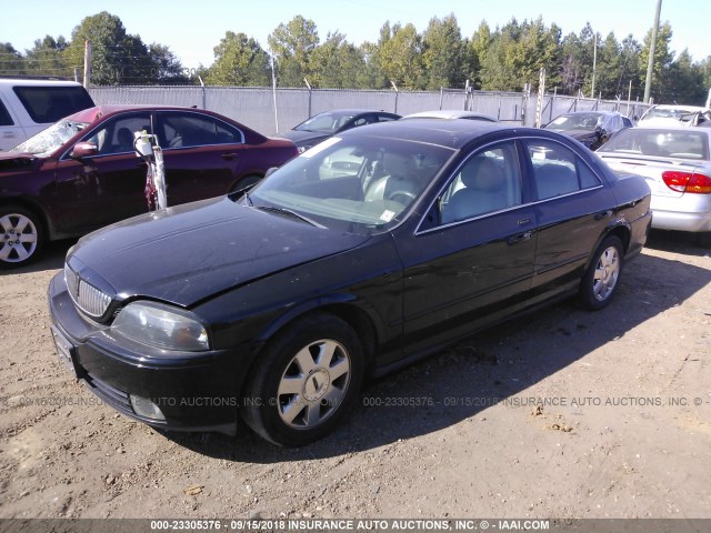 1LNHM86S05Y640096 - 2005 LINCOLN LS BLACK photo 2