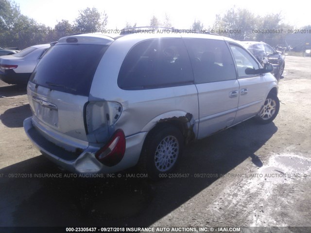 2C4GP44351R380935 - 2001 CHRYSLER TOWN & COUNTRY LX Light Blue photo 4