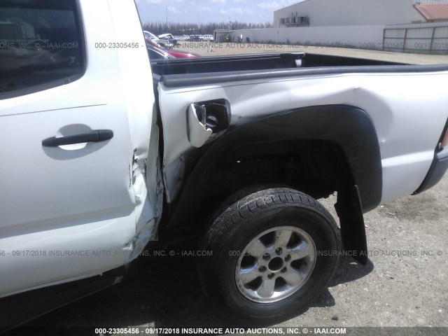 3TMJU62N27M036428 - 2007 TOYOTA TACOMA DOUBLE CAB PRERUNNER WHITE photo 6