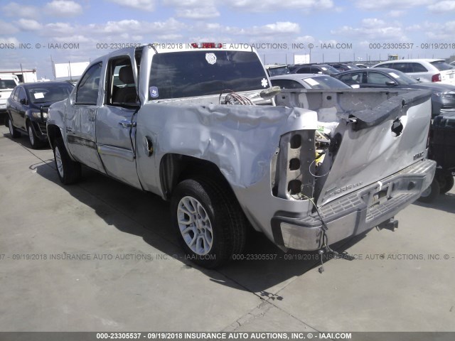 3GTP1VE08BG372699 - 2011 GMC SIERRA C1500 SLE SILVER photo 3