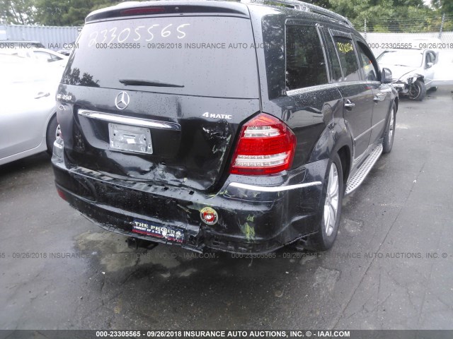 4JGBF7BE2CA787407 - 2012 MERCEDES-BENZ GL 450 4MATIC BLACK photo 6