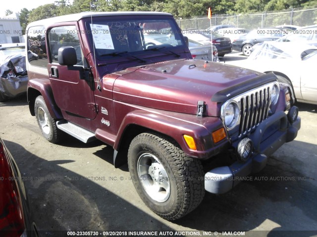 1J4FA59S13P319678 - 2003 JEEP WRANGLER / TJ SAHARA RED photo 1