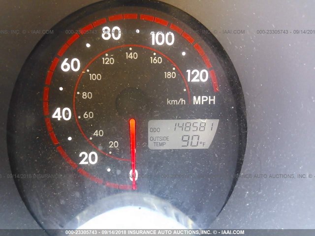 2T1KR32E05C373304 - 2005 TOYOTA COROLLA MATRIX XR BLACK photo 7