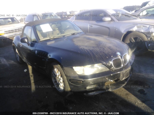 WBACN33461LM03279 - 2001 BMW Z3 2.5 BLACK photo 1