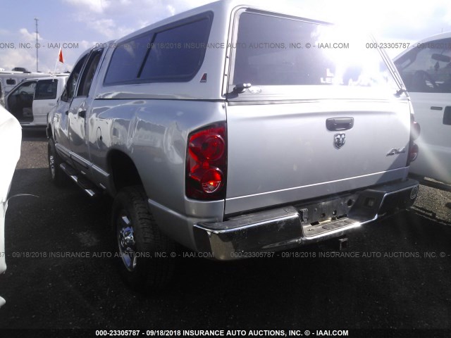1D7KS28A07J615640 - 2007 DODGE RAM 2500 ST/SLT 银色 照片 3