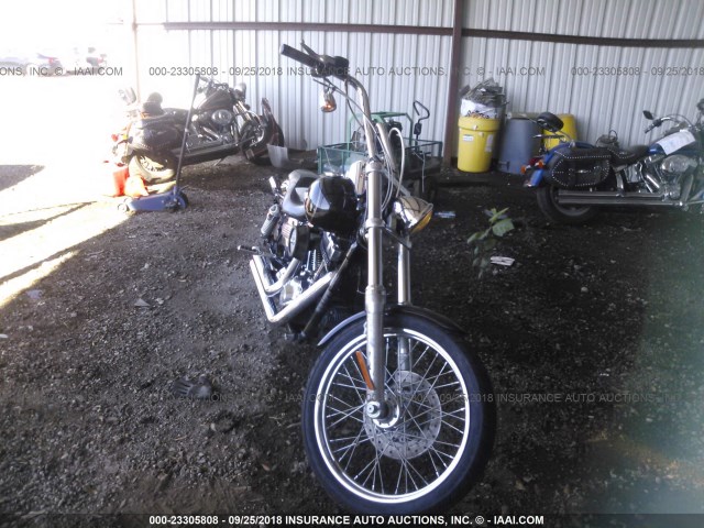 1HD1GP4137K331390 - 2007 HARLEY-DAVIDSON FXDWG შავი ფოტო 1