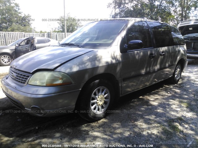 2FMZA51473BA60102 - 2003 FORD WINDSTAR LX GOLD photo 2