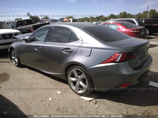 JTHCE1D22E5003362 - 2014 LEXUS IS 350 GRAY photo 3