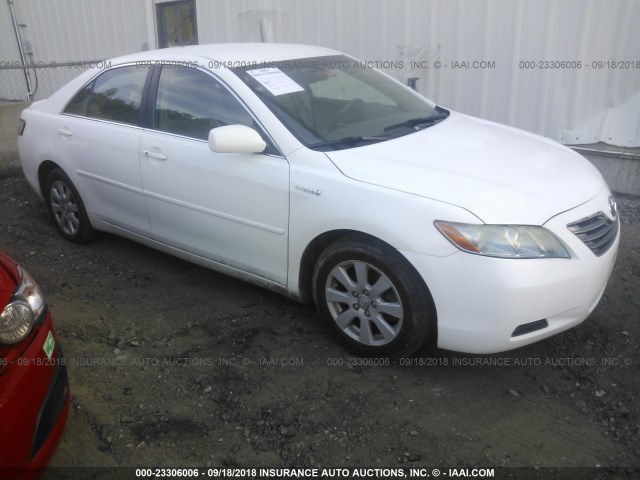 4T1BB46K67U020836 - 2007 TOYOTA CAMRY NEW GENERATION HYBRID WHITE photo 1