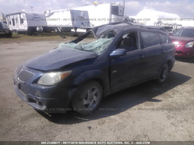 5Y2SL63855Z467261 - 2005 PONTIAC VIBE Dark Blue photo 2