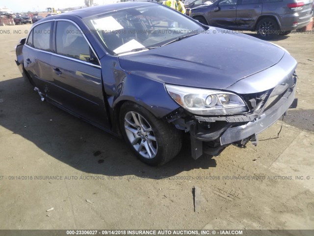 1G11C5SL2FF177034 - 2015 CHEVROLET MALIBU 1LT BLUE photo 1