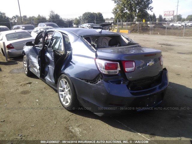 1G11C5SL2FF177034 - 2015 CHEVROLET MALIBU 1LT BLUE photo 3