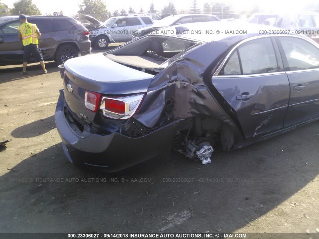 1G11C5SL2FF177034 - 2015 CHEVROLET MALIBU 1LT BLUE photo 6