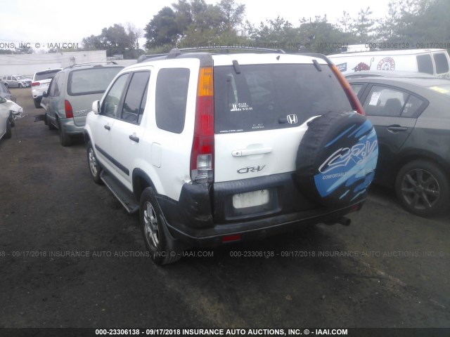 JHLRD78814C024913 - 2004 HONDA CR-V EX WHITE photo 3