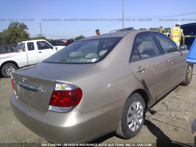 4T1BE32K55U967953 - 2005 TOYOTA CAMRY LE/XLE/SE Qızıl foto 4