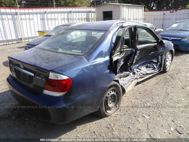 4T1BE32K36U124948 - 2006 TOYOTA CAMRY LE/XLE/SE Көк фото 4