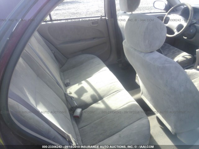 1NXBR18EXWZ002050 - 1998 TOYOTA COROLLA VE/CE/LE 勃艮第红 照片 8