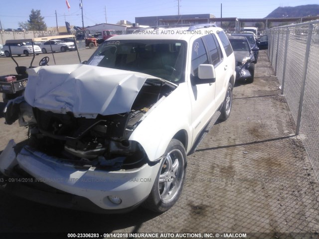 5LMEU68H53ZJ22224 - 2003 LINCOLN AVIATOR WHITE photo 2