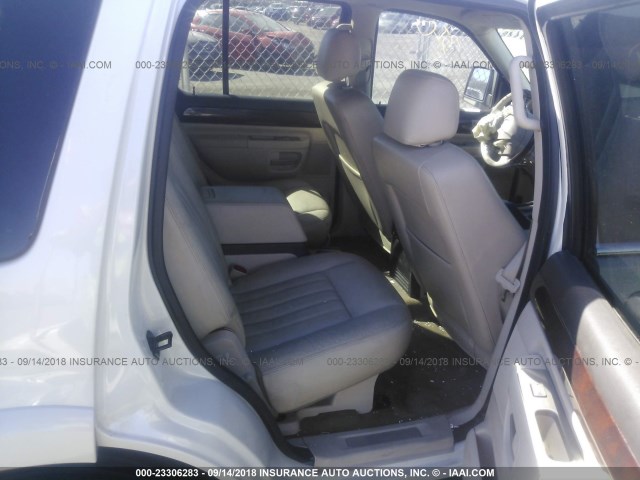 5LMEU68H53ZJ22224 - 2003 LINCOLN AVIATOR WHITE photo 8