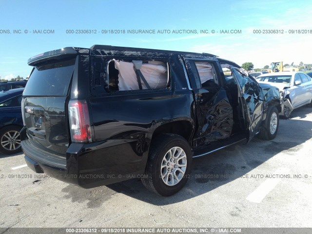 1GKS1GKC4HR267935 - 2017 GMC YUKON XL C1500 SLT BLACK photo 4