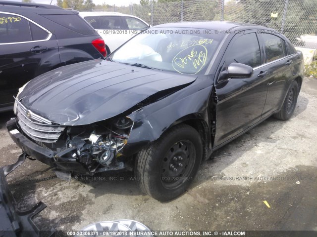 1C3LC46B79N537652 - 2009 CHRYSLER SEBRING LX BLACK photo 2