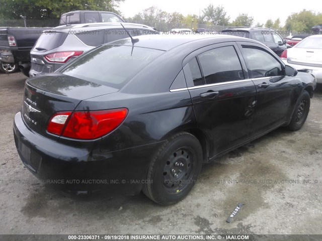 1C3LC46B79N537652 - 2009 CHRYSLER SEBRING LX BLACK photo 4