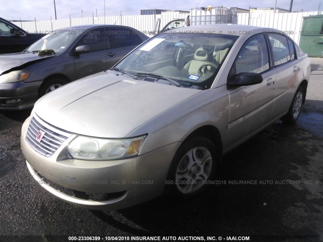 1G8AJ52F95Z111062 - 2005 SATURN ION LEVEL 2 GOLD photo 2