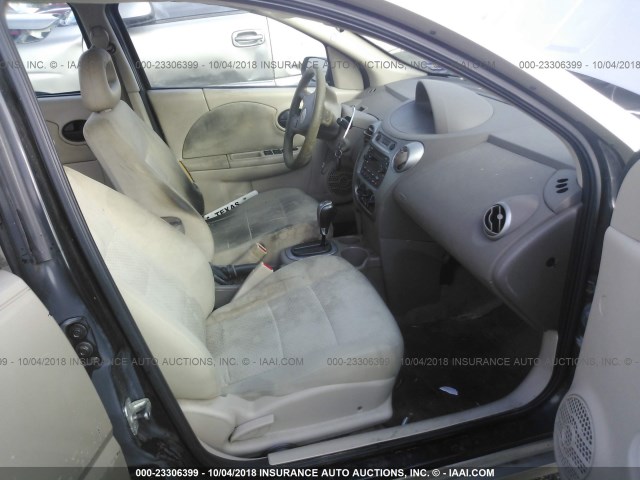 1G8AJ52F95Z111062 - 2005 SATURN ION LEVEL 2 GOLD photo 5