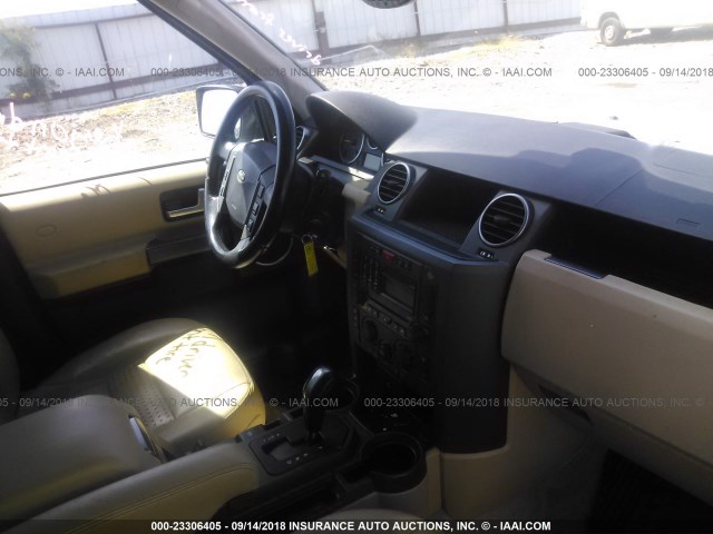 SALAE25496A388449 - 2006 LAND ROVER LR3 SE SILVER photo 5