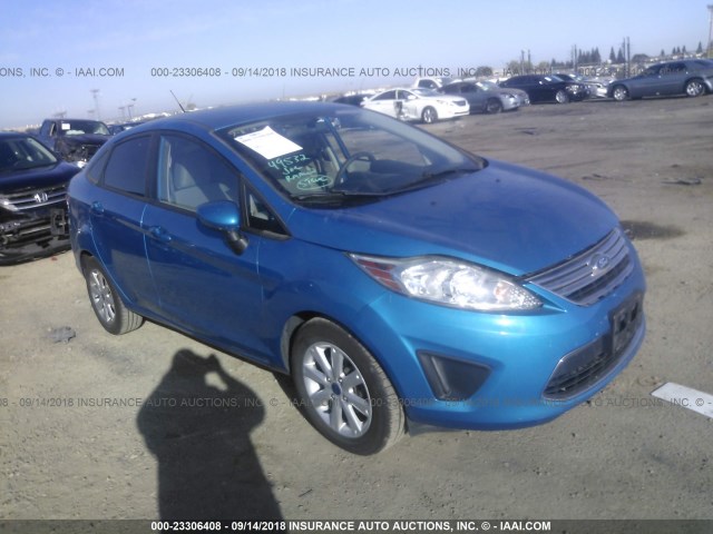 3FADP4BJ0CM159618 - 2012 FORD FIESTA SE BLUE photo 1