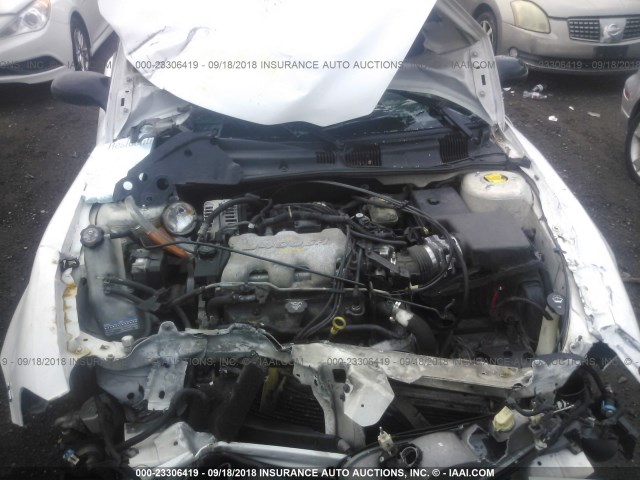 1G2NF52E74C235918 - 2004 PONTIAC GRAND AM SE1 WHITE photo 10