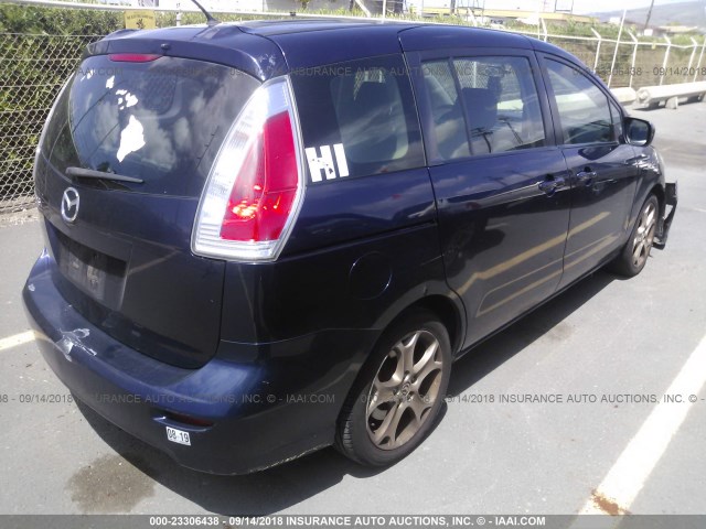 JM1CR2WL5A0374735 - 2010 MAZDA 5 BLUE photo 4