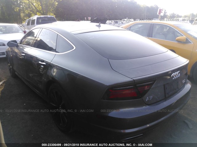 WAUWGAFC9GN156559 - 2016 AUDI A7 PREMIUM PLUS GRAY photo 3