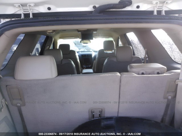 5GZER23788J207675 - 2008 SATURN OUTLOOK XR თეთრი ფოტო 8