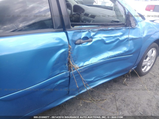 1FAFP34N27W313416 - 2007 FORD FOCUS ZX4/S/SE/SES 蓝色 照片 6