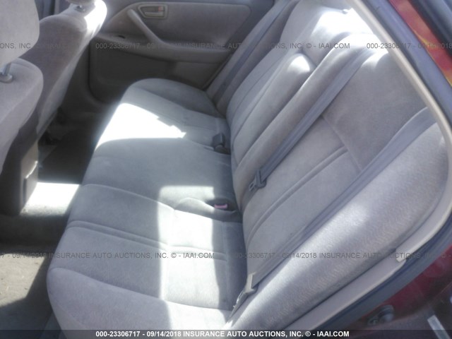 4T1BG22KXWU355642 - 1998 TOYOTA CAMRY CE/LE/XLE 红色 照片 8