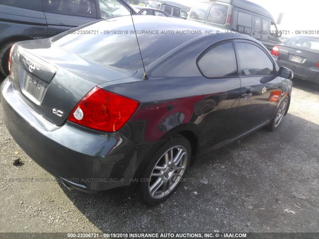 JTKDE177250056792 - 2005 TOYOTA SCION TC 灰色 照片 4