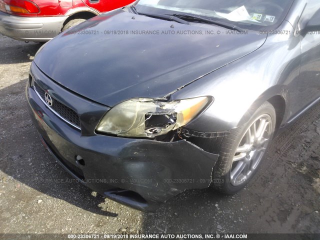 JTKDE177250056792 - 2005 TOYOTA SCION TC 灰色 照片 6