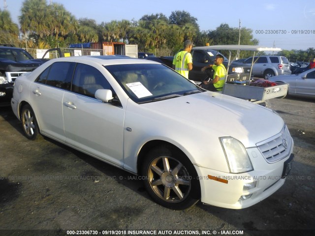 1G6DC67A950206731 - 2005 CADILLAC STS WHITE photo 1