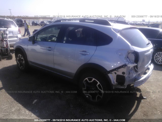 JF2GPABC2H9205710 - 2017 SUBARU CROSSTREK PREMIUM ვერცხლისფერი ფოტო 3