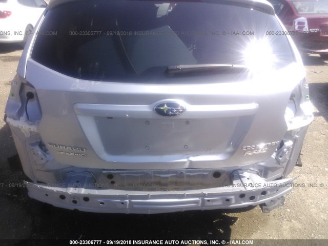 JF2GPABC2H9205710 - 2017 SUBARU CROSSTREK PREMIUM ვერცხლისფერი ფოტო 6