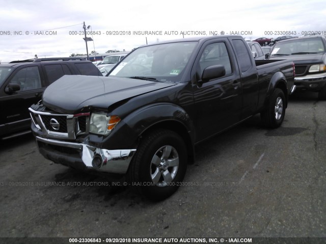 1N6AD0CWXAC446596 - 2010 NISSAN FRONTIER KING CAB SE/LE/NISMO GRAY photo 2