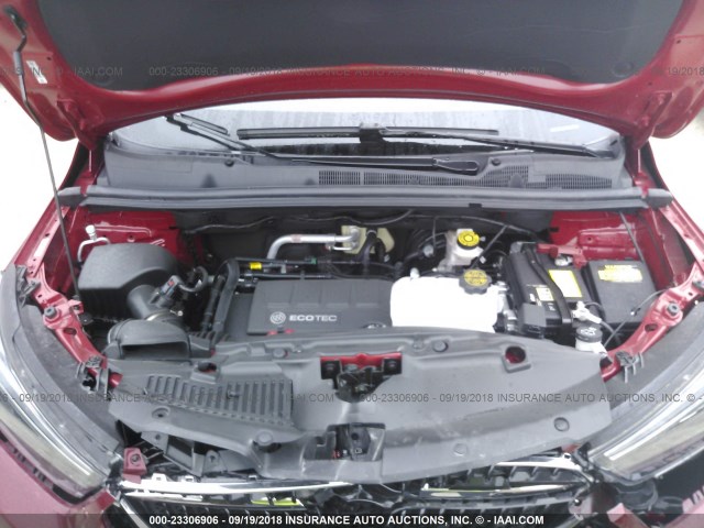 KL4CJASB2JB585050 - 2018 BUICK ENCORE PREFERRED Марун фото 10