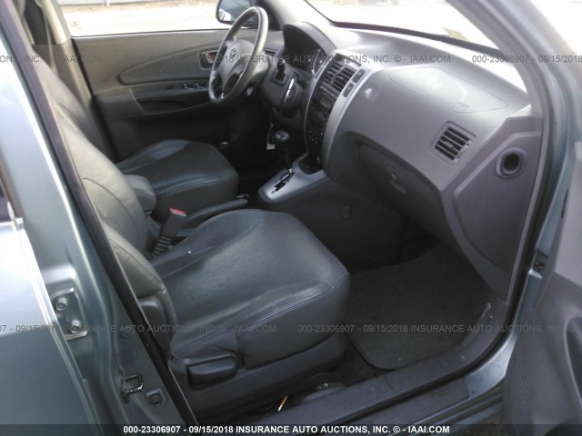 KM8JN12D36U255377 - 2006 HYUNDAI TUCSON GLS/LIMITED GREEN photo 5