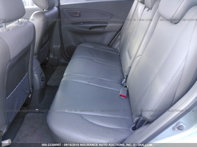 KM8JN12D36U255377 - 2006 HYUNDAI TUCSON GLS/LIMITED 绿色 照片 8