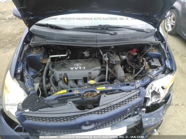 JTKKT624060141655 - 2006 TOYOTA SCION XA BLUE photo 10