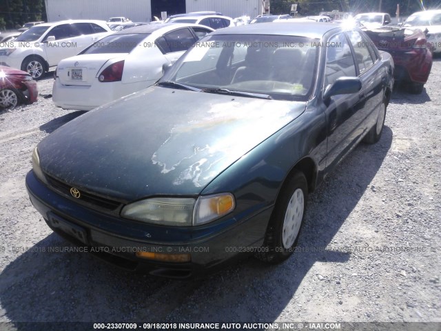 4T1BG12K0TU824307 - 1996 TOYOTA CAMRY DX/LE/XLE GREEN photo 2