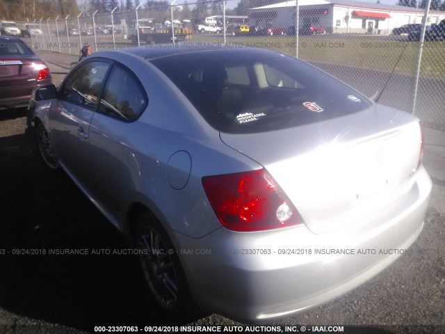 JTKDE177450006251 - 2005 TOYOTA SCION TC 银色 照片 3